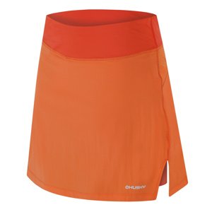 Husky Dámska funkčná sukňa so šortkami Flamy L orange Veľkosť: L