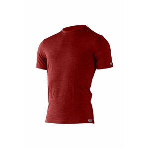 Lasting pánske merino tričko QUIDO červené Veľkosť: L pánske tričko