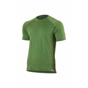 Lasting Quido 6060 zelené pánske vlnené merino triko Veľkosť: L