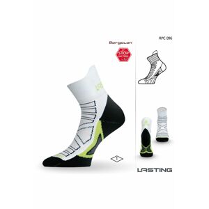 Lasting RPC 096 biela bežecké ponožky Veľkosť: (34-37) S ponožky