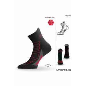 Lasting RPC 903 čierna bežecké ponožky Veľkosť: (42-45) L ponožky