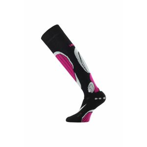 Lasting SBP 904 čierna lyžiarska ponožka Veľkosť: (42-45) L ponožky