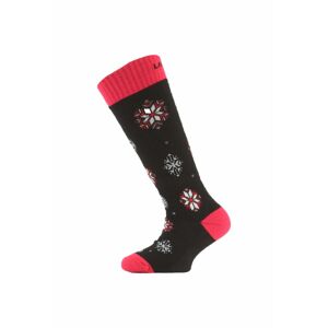 Lasting SJA 903 čierna detské ponožky Veľkosť: (24-28) XXS ponožky