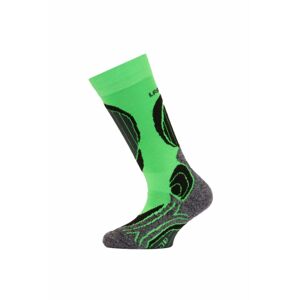 Lasting SJB 609 zelené detské ponožky Veľkosť: (34-37) S ponožky