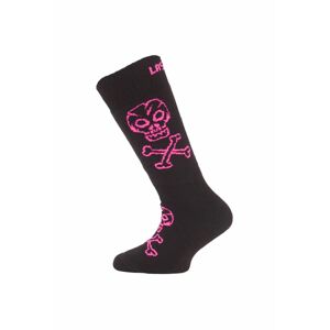 Lasting SJC 940 čierna detské ponožky Veľkosť: (34-37) S ponožky