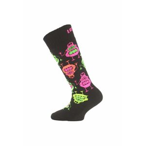 Lasting SJE 946 čierna detské ponožky Veľkosť: (24-28) XXS ponožky