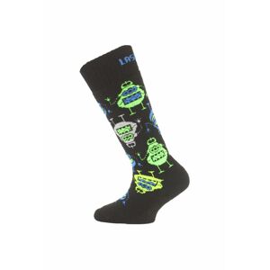 Lasting SJE 956 čierna detské ponožky Veľkosť: (29-33) XS ponožky