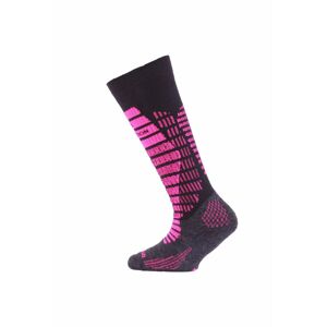Lasting SJR 904 čierna detské ponožky Veľkosť: (34-37) S ponožky