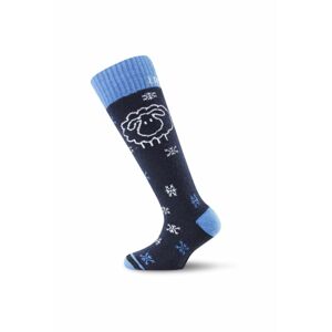 Lasting SJW 905 čierna detské ponožky Veľkosť: (29-33) XS ponožky