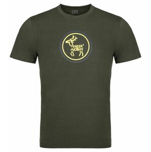 Kilpi BRANDYS-M Tmavo zelená Veľkosť: 3XL pánske tričko