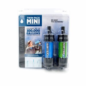 Vodný cestovný filter SAWYER SP128 Twin Pack MINI Filter - Blue / Green