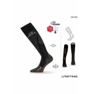 Lasting SWH 902 čierna silné podkolienky Veľkosť: (42-45) L ponožky