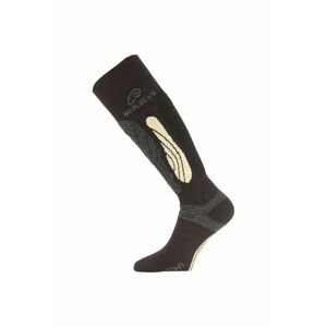 Lasting SWI 907 čierna Lyžiarske ponožky Veľkosť: (42-45) L ponožky