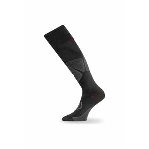 Lasting SWL 903 čierna merino podkolienky Veľkosť: (42-45) L ponožky