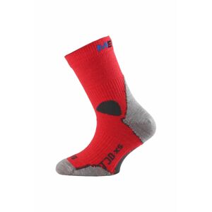 Lasting TJD 306 červená merino ponožka junior slabšie Veľkosť: (24-28) XXS ponožky