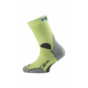 Lasting TJD 600 žltá merino ponožka junior slabšie Veľkosť: (34-37) S ponožky