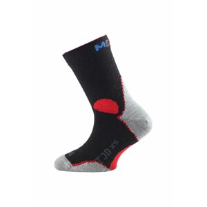 Lasting TJD 800 šedá merino ponožka junior slabšie Veľkosť: (34-37) S ponožky
