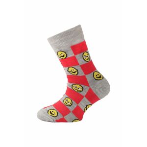 Lasting detské merino ponožky TJE červené Veľkosť: (29-33) XS ponožky