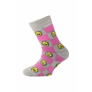 Lasting detské merino ponožky TJE ružové Veľkosť: (34-37) S ponožky
