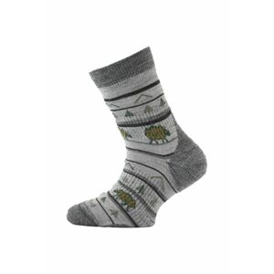 Lasting detské merino ponožky TJL šedej Veľkosť: (34-37) S ponožky