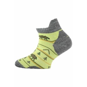 Lasting detské merino ponožky TJM žlté Veľkosť: (34-37) S ponožky