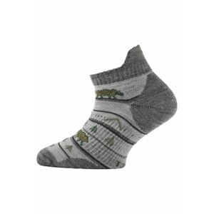 Lasting detské merino ponožky TJM šedej Veľkosť: (34-37) S ponožky