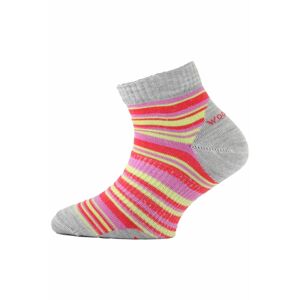 Lasting TJP 308 červená merino ponožka junior slabšie Veľkosť: (34-37) S ponožky