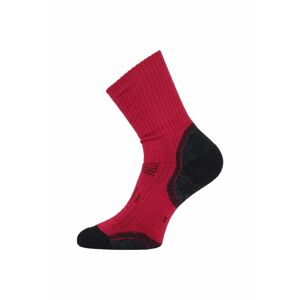 Lasting merino ponožky TKA červené Veľkosť: (34-37) S