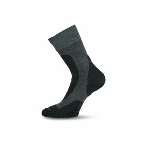Lasting funkčné ponožky TKN šedé Veľkosť: (42-45) L unisex ponožky