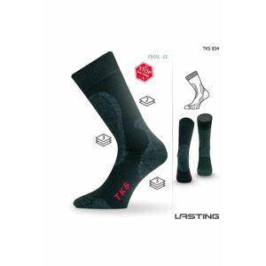 Lasting TKS 834 čierna ponožky do zimy Veľkosť: (42-45) L ponožky