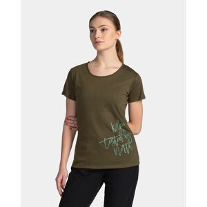Kilpi GAROVE-W Tmavo zelená Veľkosť: 34 dámske tričko