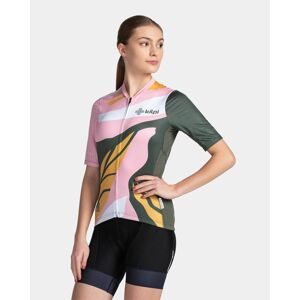 Kilpi RITAEL-W Tmavo zelená Veľkosť: 34 dámsky cyklistický dres