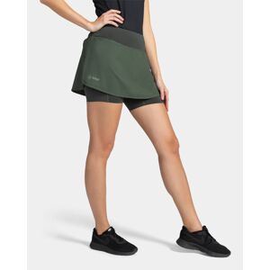 Kilpi TITICACA-W Tmavo zelená Veľkosť: 40 dámska bežecká sukňa