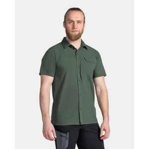 Kilpi BOMBAY-M Tmavo zelená Veľkosť: 3XL pánska košeľa