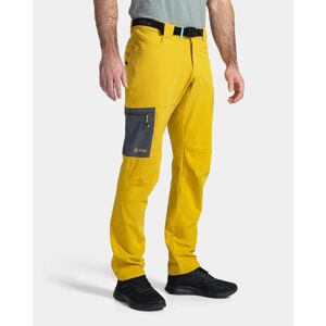 Kilpi LIGNE-M Zlatá Veľkosť: 3XL pánske outdoorové nohavice