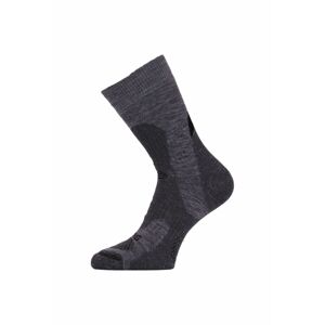 Lasting TRP 889 sivá stredne silná trekingová ponožka Veľkosť: (42-45) L ponožky