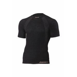Lasting WABEL 9090 čierne vlnené bezšvové tričko Veľkosť: L/XL