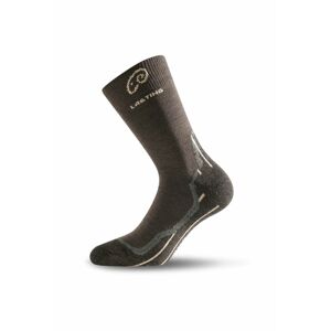 Lasting WHI 721 hnedé vlnené ponožky Veľkosť: (42-45) L ponožky