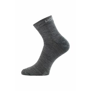 Lasting WHO 800 šedá ponožka z merino vlny Veľkosť: (42-45) L ponožky