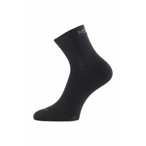 Lasting WHO 900 čierne ponožky z merino vlny Veľkosť: (38-41) M ponožky