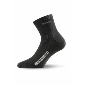 Lasting WKS 900 čierne ponožky z merino vlny Veľkosť: (42-45) L ponožky