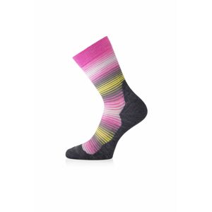 Lasting merino ponožky WLG ružové Veľkosť: -(38-41) M