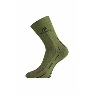 Lasting WLS 699 zelená vlnená ponožka Veľkosť: (34-37) S ponožky