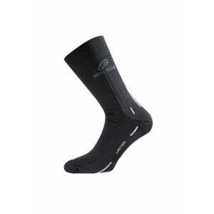 Lasting WLS 901 čierna vlnená ponožka Veľkosť: (46-49) XL ponožky