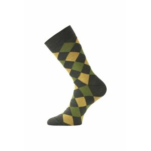Lasting merino ponožky WPK zelené Veľkosť: (42-45) L