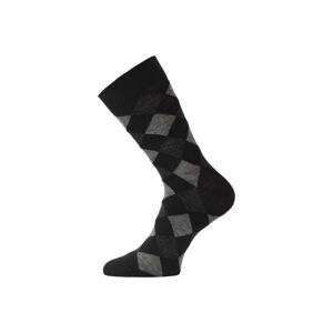 Lasting merino ponožky WPK čierne Veľkosť: (42-45) L
