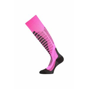 Lasting WRO 409 ružové lyžiarske podkolienky Veľkosť: (38-41) M ponožky