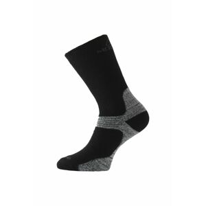 Lasting WSB 908 čierna merino ponožky Veľkosť: (46-49) XL ponožky
