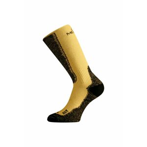 Lasting WSM 640 horčicová merino ponožky Veľkosť: (42-45) L ponožky