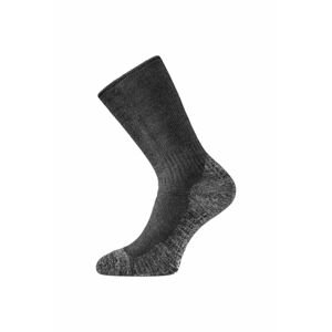 Lasting WSM 909 čierne vlnené ponožky Veľkosť: (42-45) L ponožky